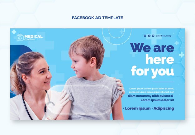 Flat medical facebook promo