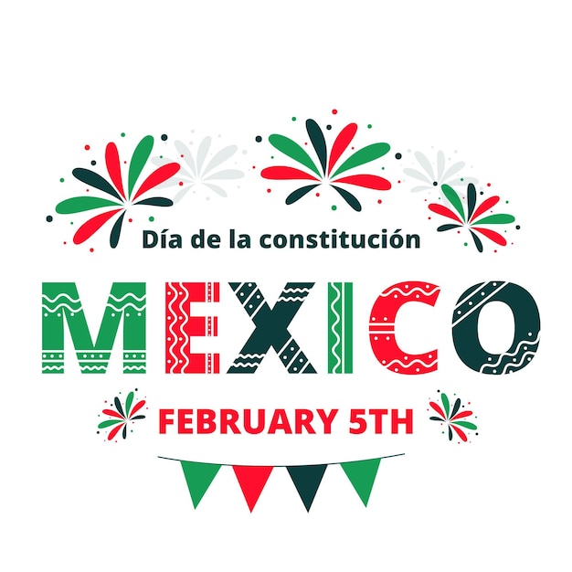 Flat mexico constitution day event