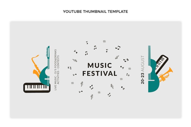 Flat minimal music festival youtube thumbnail