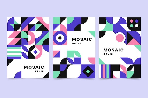 Flat mosaic covers collection