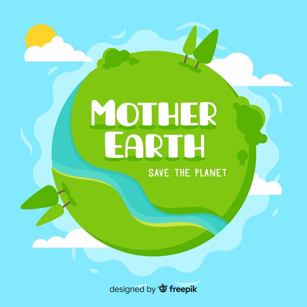 Плоский день матери-земли