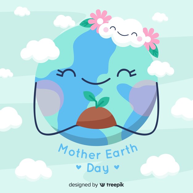Плоский день матери-земли
