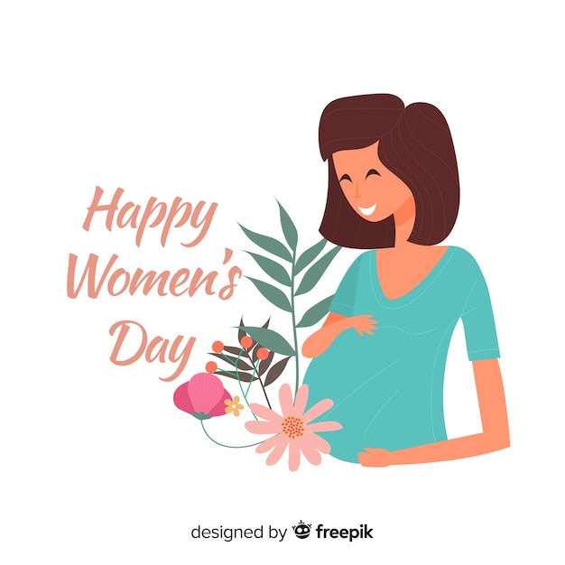 Free vector flat mother's day background