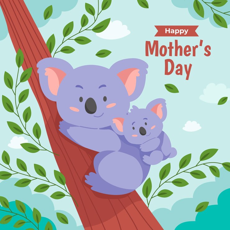 Free Vector flat mother's day illustration