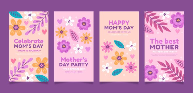 flat mother's day instagram stories collection