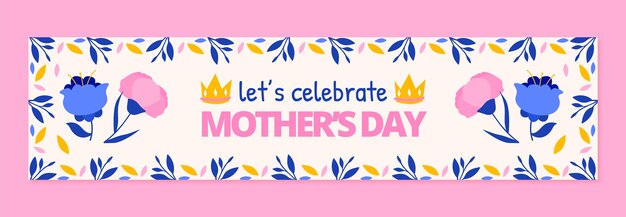 Flat mother's day twitch banner