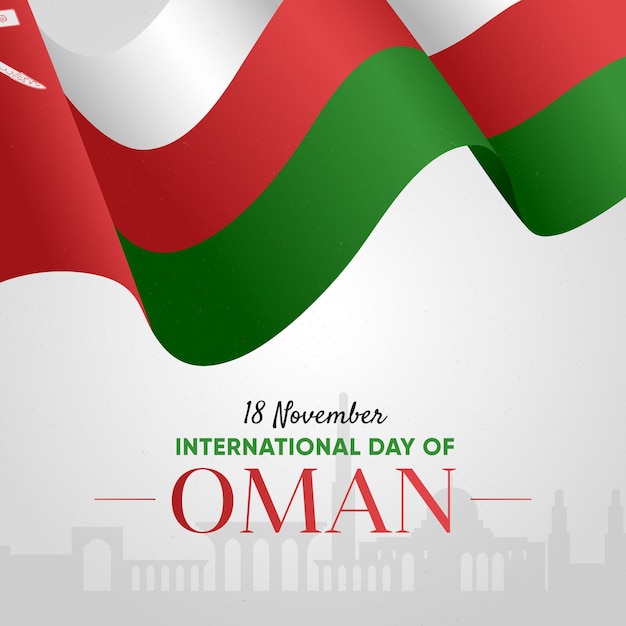 Flat national day of oman event