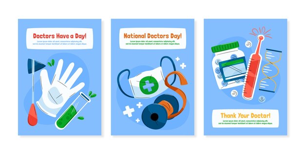 Flat National Doctor'sDayInstagramストーリーコレクション