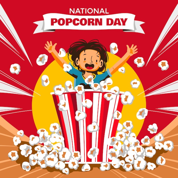 National Popcorn Day Images Free Download on Freepik