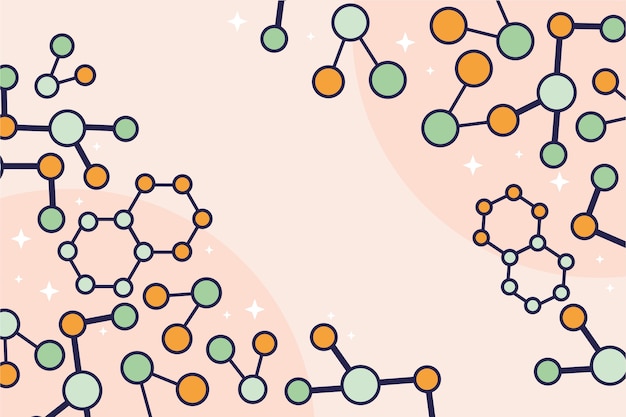 Fondo piatto della giornata nazionale della scienza