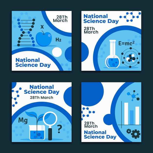 フラット国立科学デーのInstagramの投稿コレクション