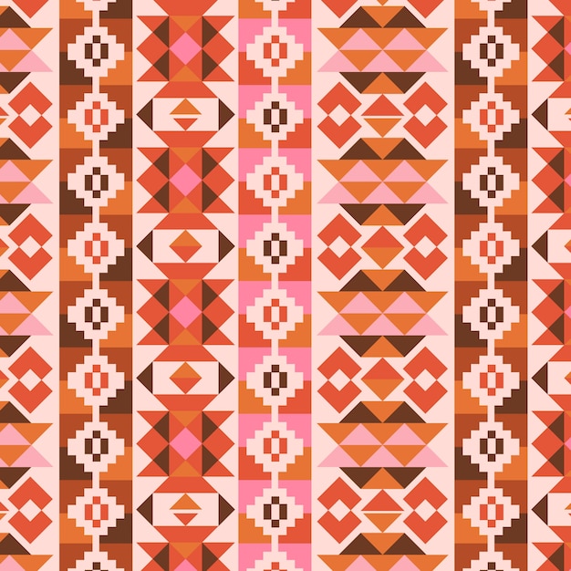 Flat native american pattern