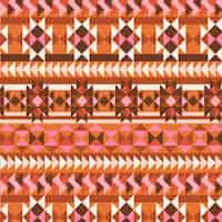 Free vector flat native american pattern