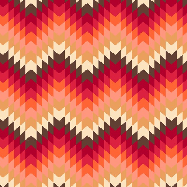 Flat native american pattern