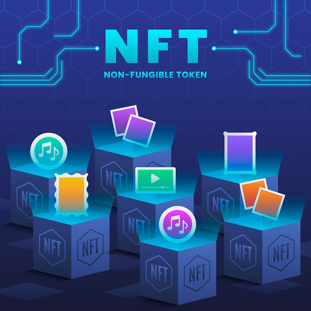 플랫 nft 개념