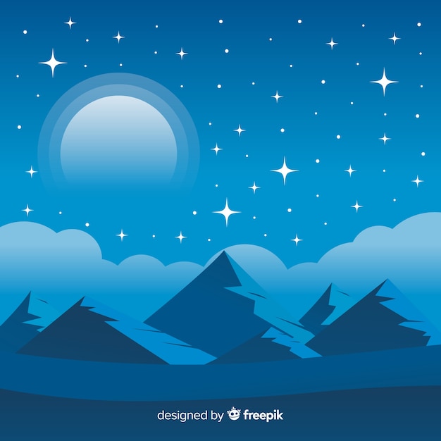  Free Vector | Flat blue sky background