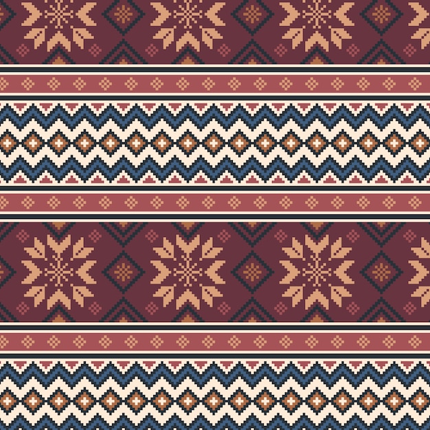 Free vector flat nordic pattern