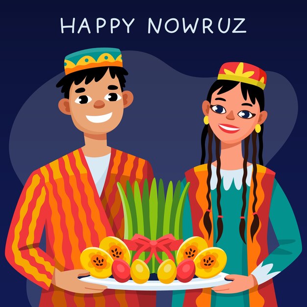 플랫 nowruz 그림