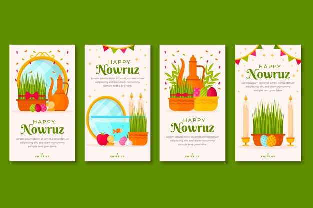 Flat nowruz 인스타그램 스토리 컬렉션