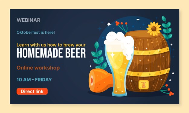 フラットオクトーバーフェストウェビナーテンプレート
