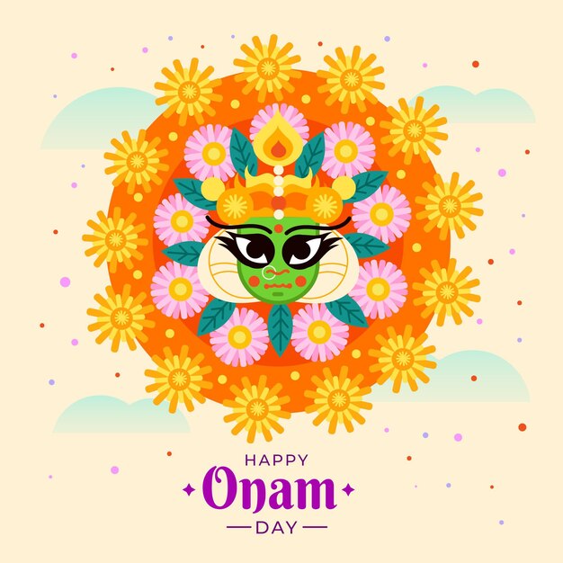 플랫 onam 그림