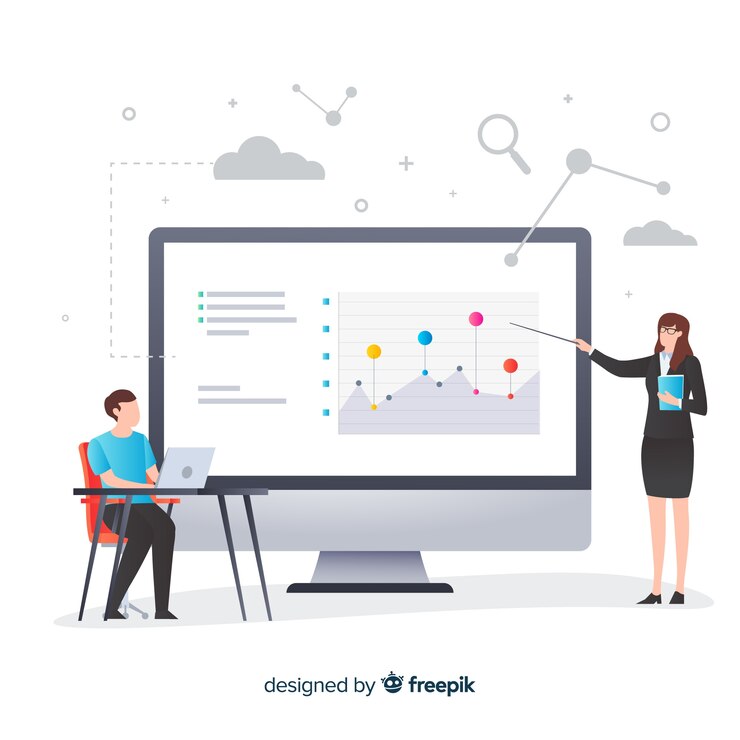 Free Vector flat online education concept background