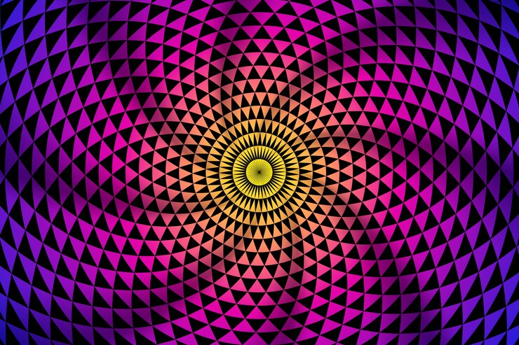 Free Vector flat optical illusion background