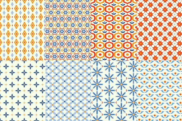 평면 장식 아랍어 패턴 컬렉션