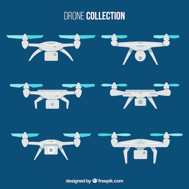 Flat pack of drones