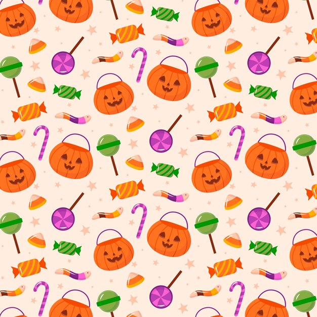 Плоский дизайн для празднования сезона хэллоуина