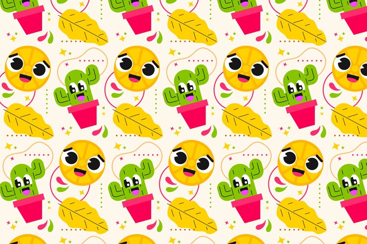 Free Vector flat pattern design for summer season