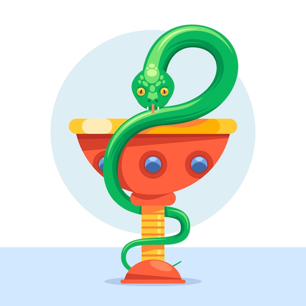 Free Vector flat pharmacy symbol