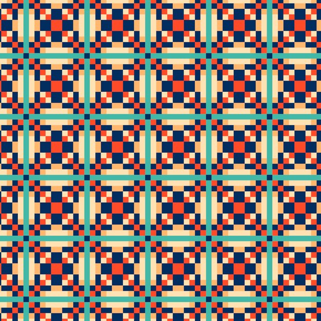 Flat pixel pattern design