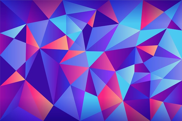 Free vector flat polygonal background