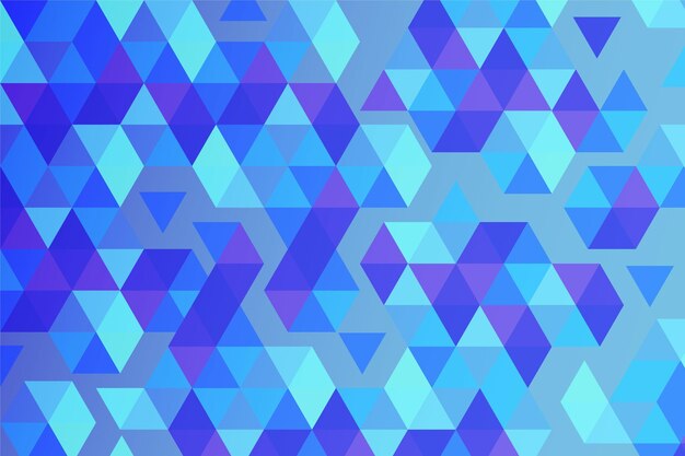 Flat polygonal background