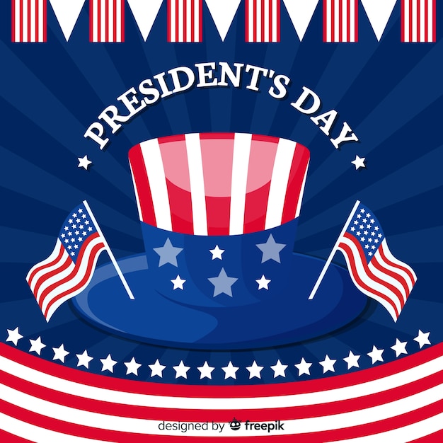 Flat president's day