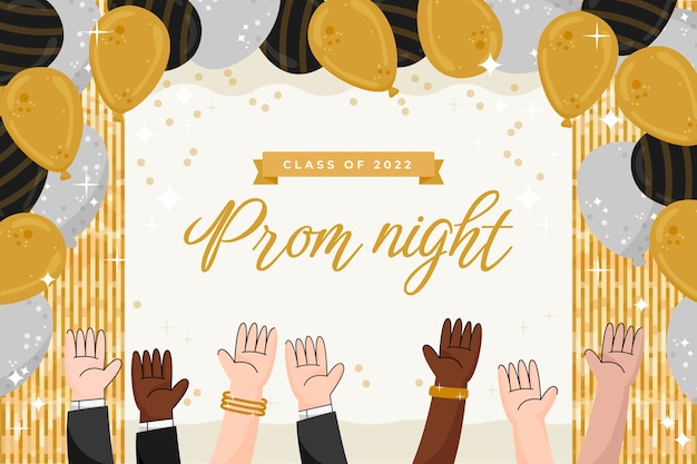 Flat prom background