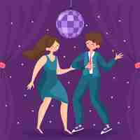 Free vector flat prom illustration