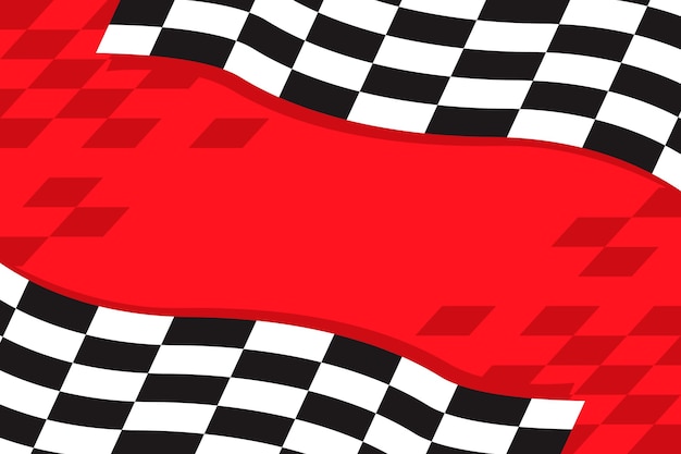 Flat racing checkered flag background