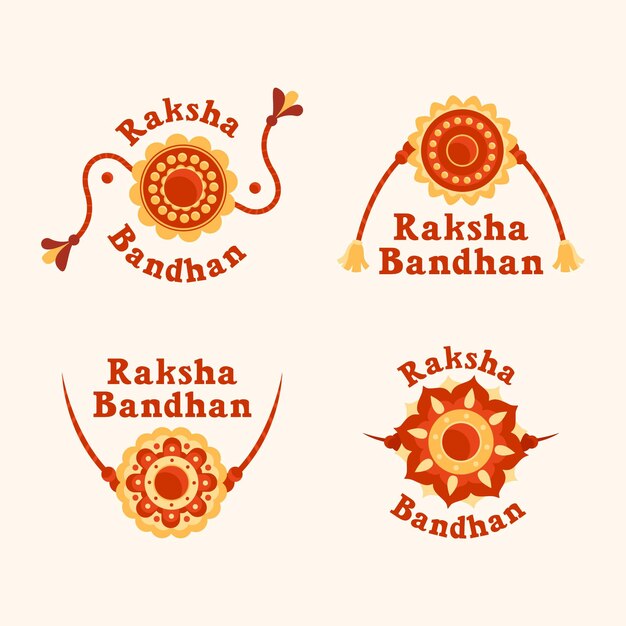 Flat raksha bandhan badges