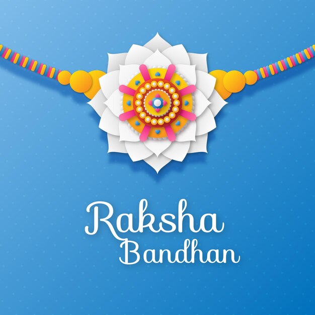 플랫 raksha bandhan 개념