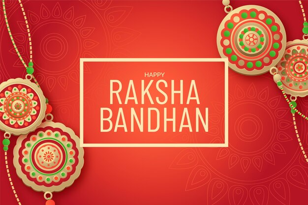 플랫 raksha bandhan 개념