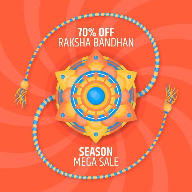 Flat raksha bandhan sales