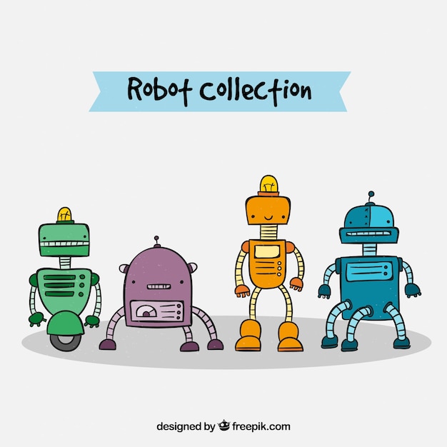 Flat robots collection