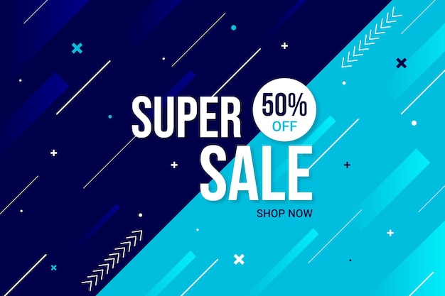 Flat sale background