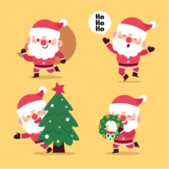 メリークリスマスイラスト プレミアムベクター メリークリスマスイラスト プレミアムベクター