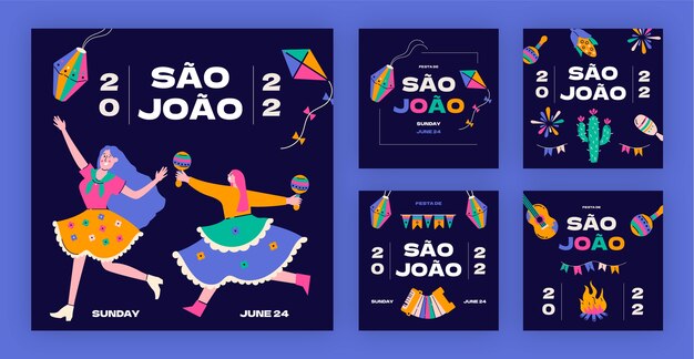 Flat sao joao instagram posts collection