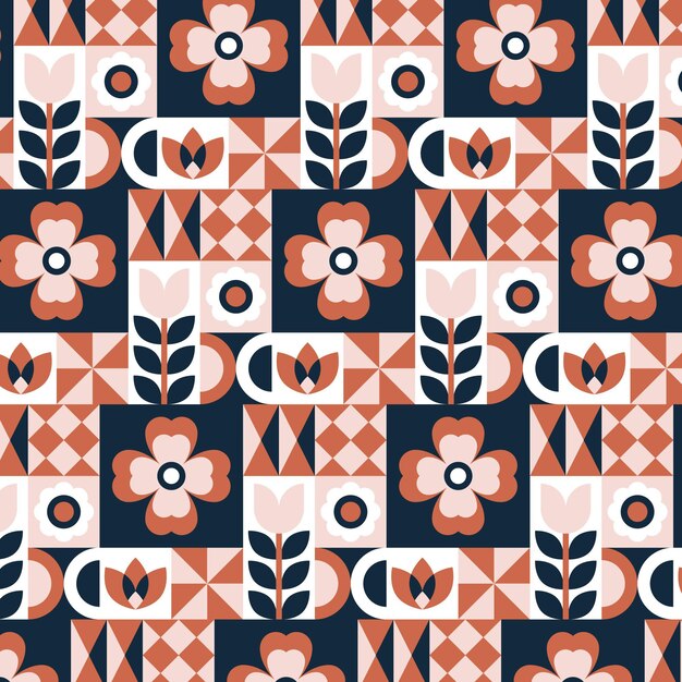 Free vector flat scandinavian design pattern