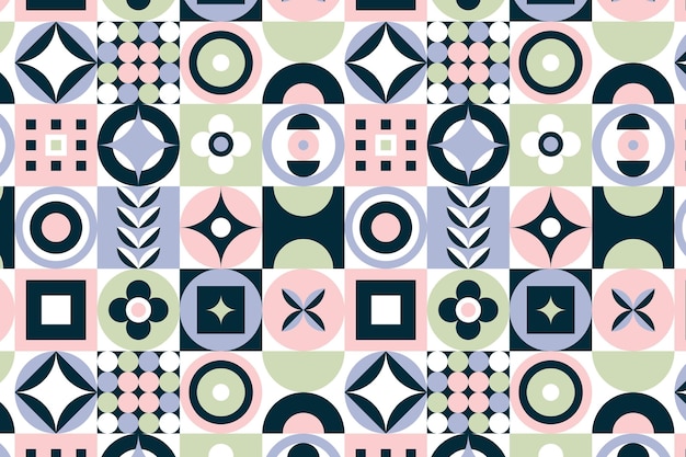 Flat scandinavian design pattern