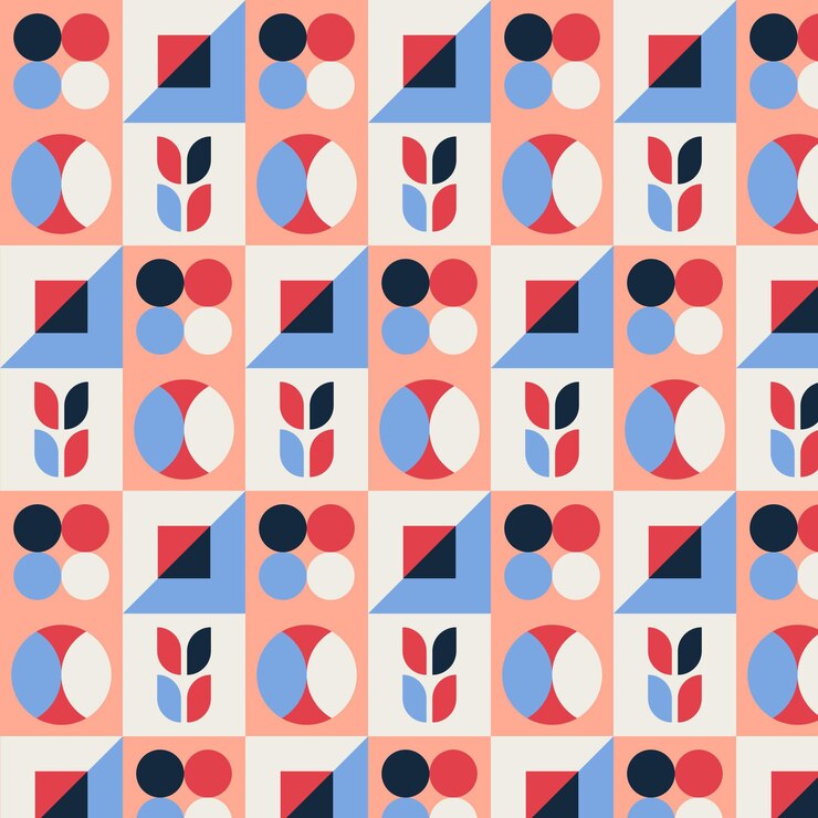 Free Vector flat scandinavian design pattern